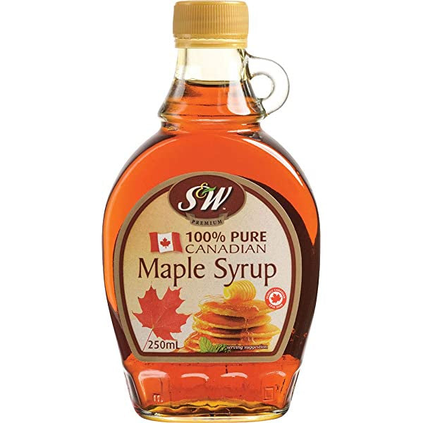 S and W 100% Pure Maple Syrup 250mL