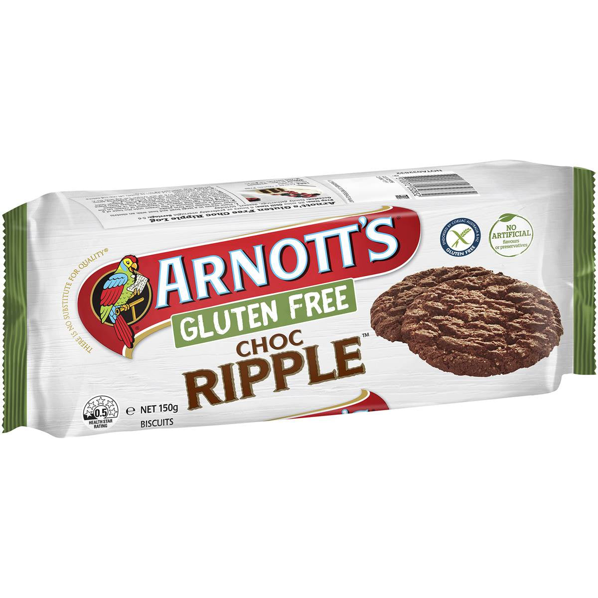 Arnott's Gluten Free Choc Ripple 150g