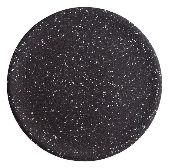 Terrazzo Round Tray - Black Seashell