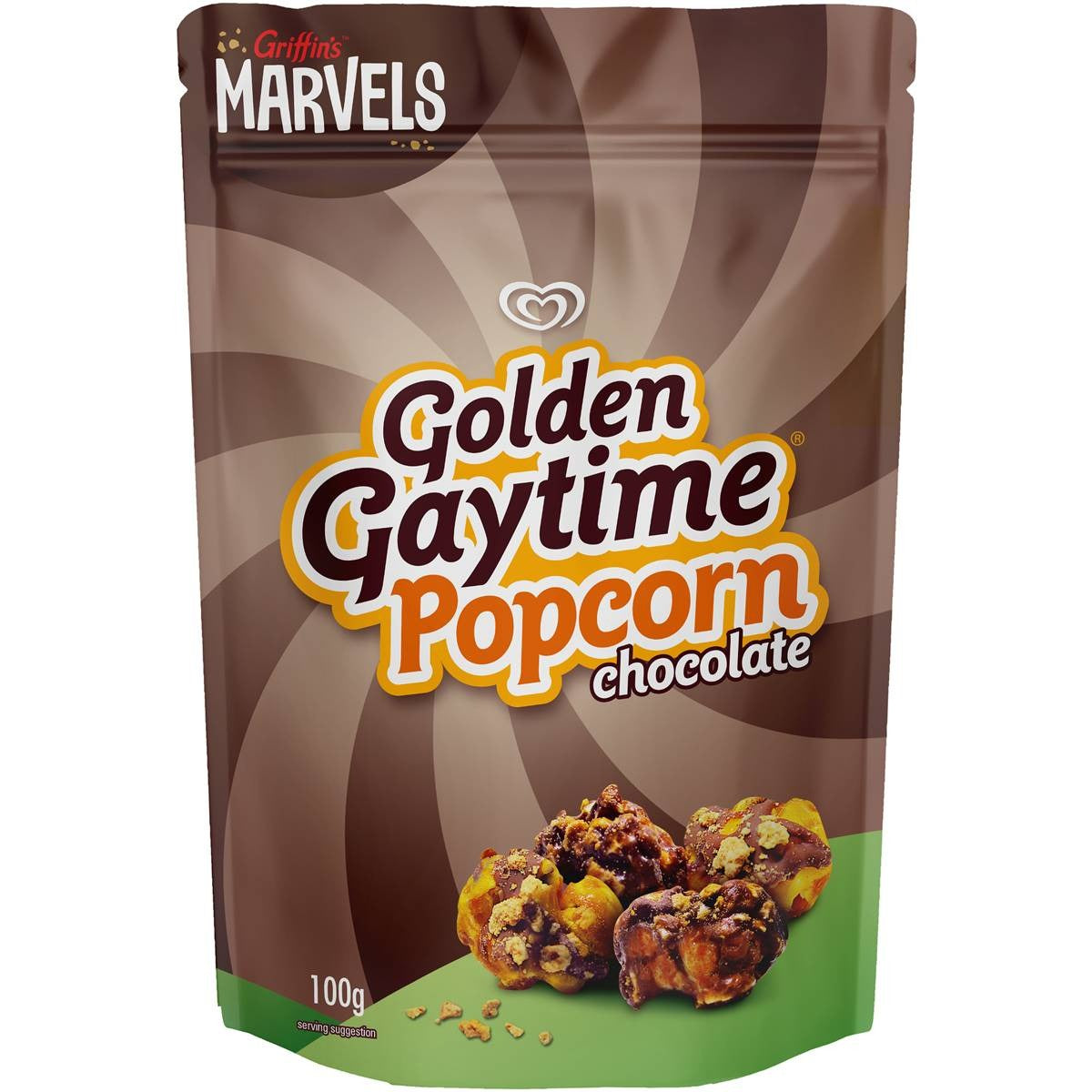 Griffins Golden Gaytime Popcorn Chocolate 100g