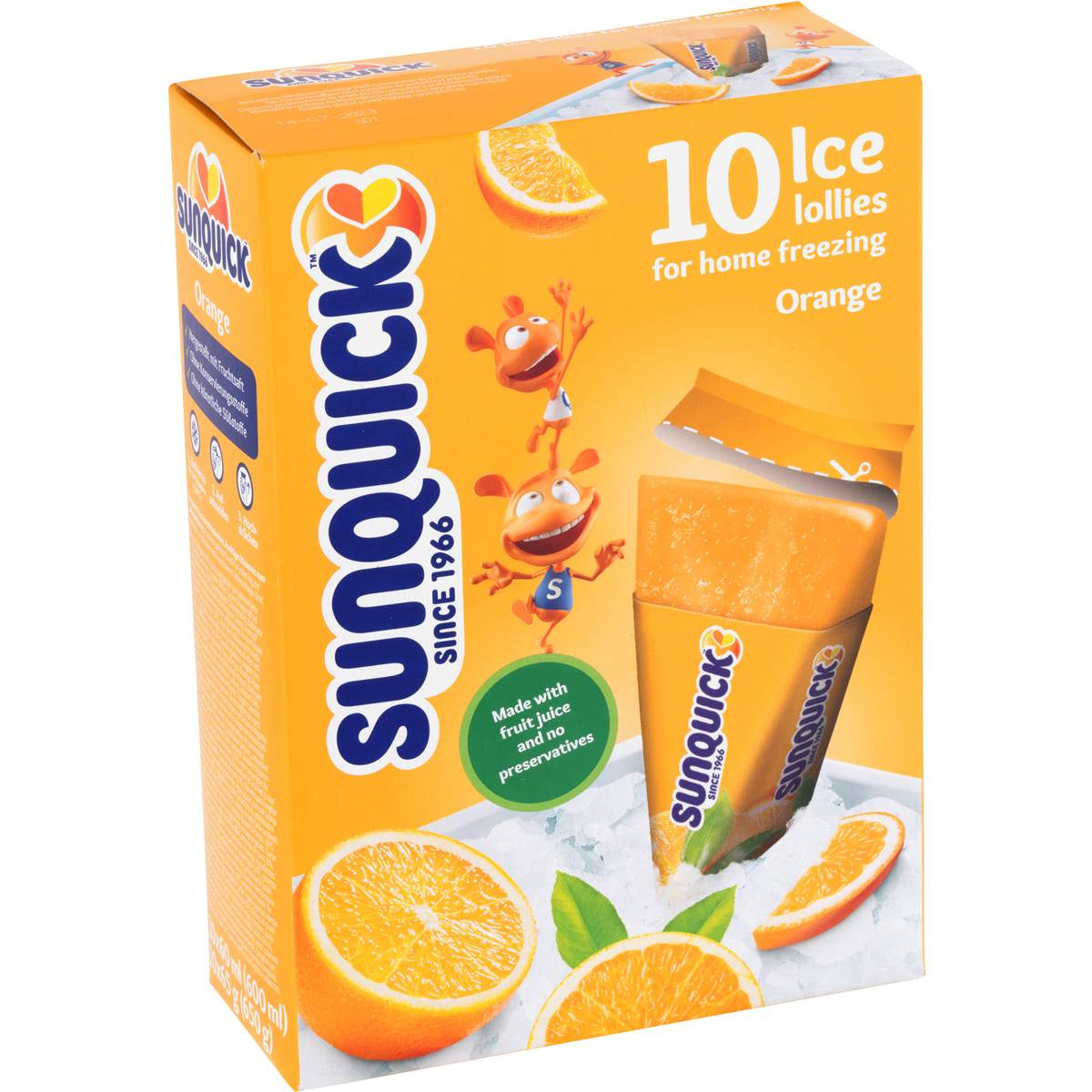 Sunquick Ice Lollies Orange 10 x 60mL