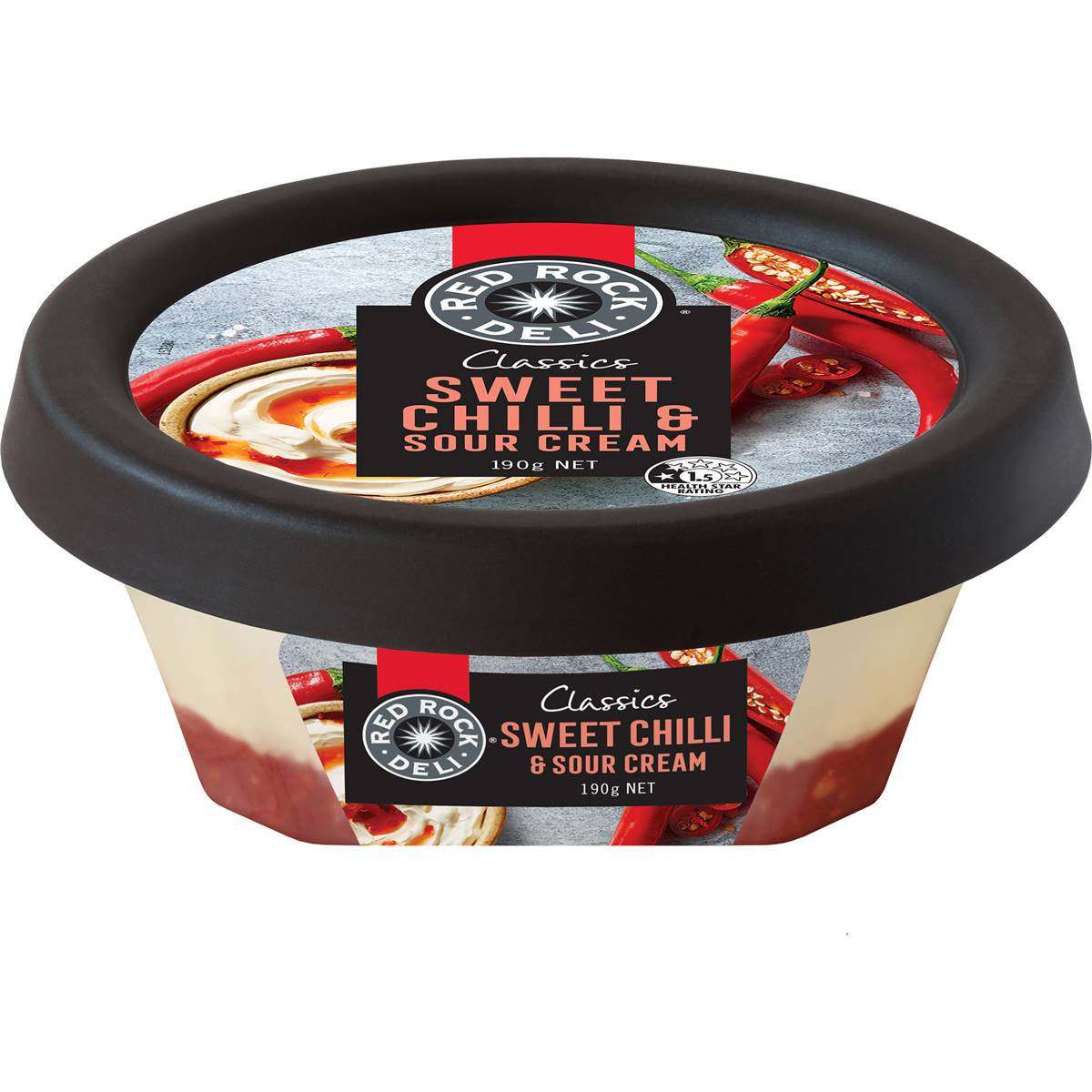 Red Rock Deli Sweet Chilli & Sour Cream Dip 190g