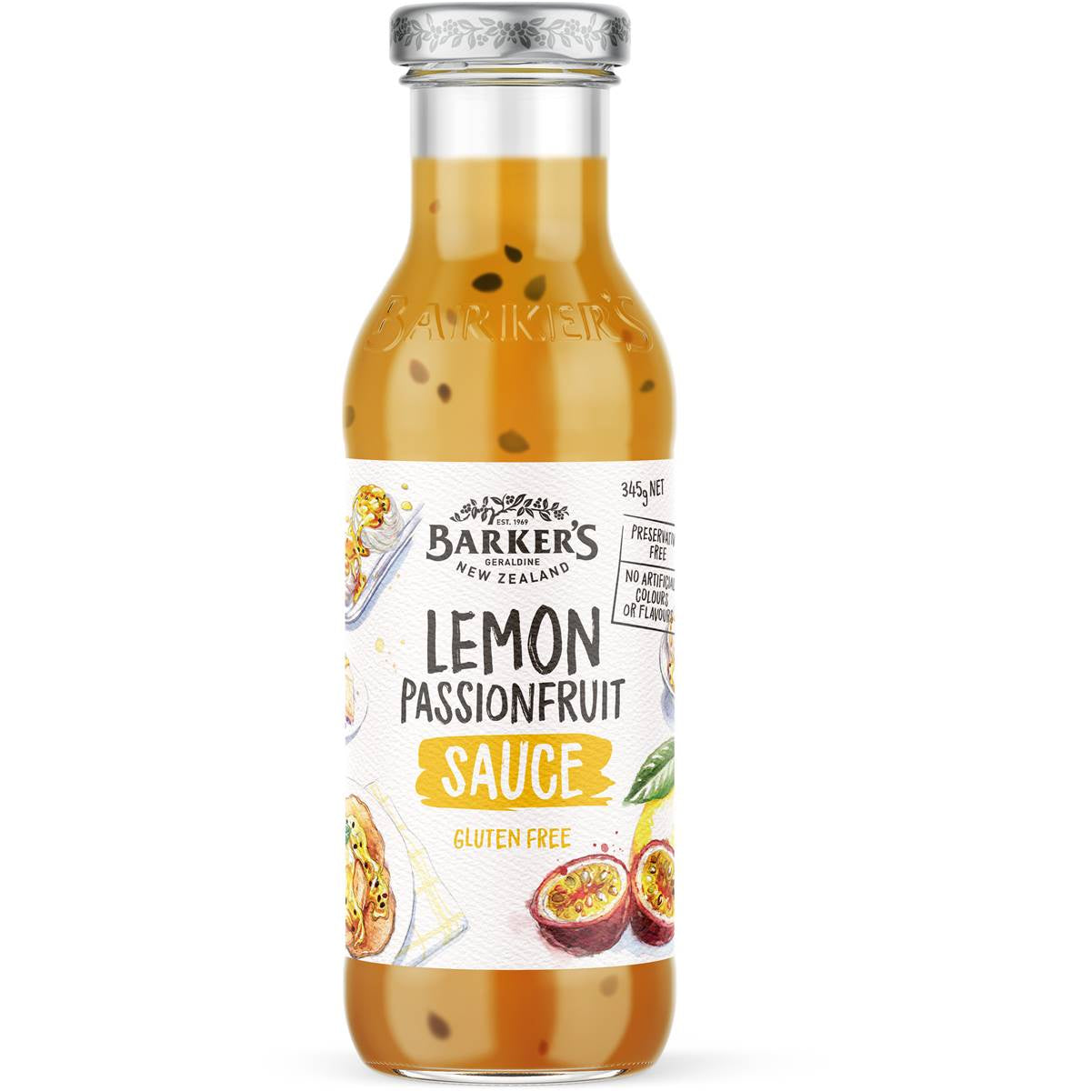 Barker's Lemon Passionfruit Sauce 345g