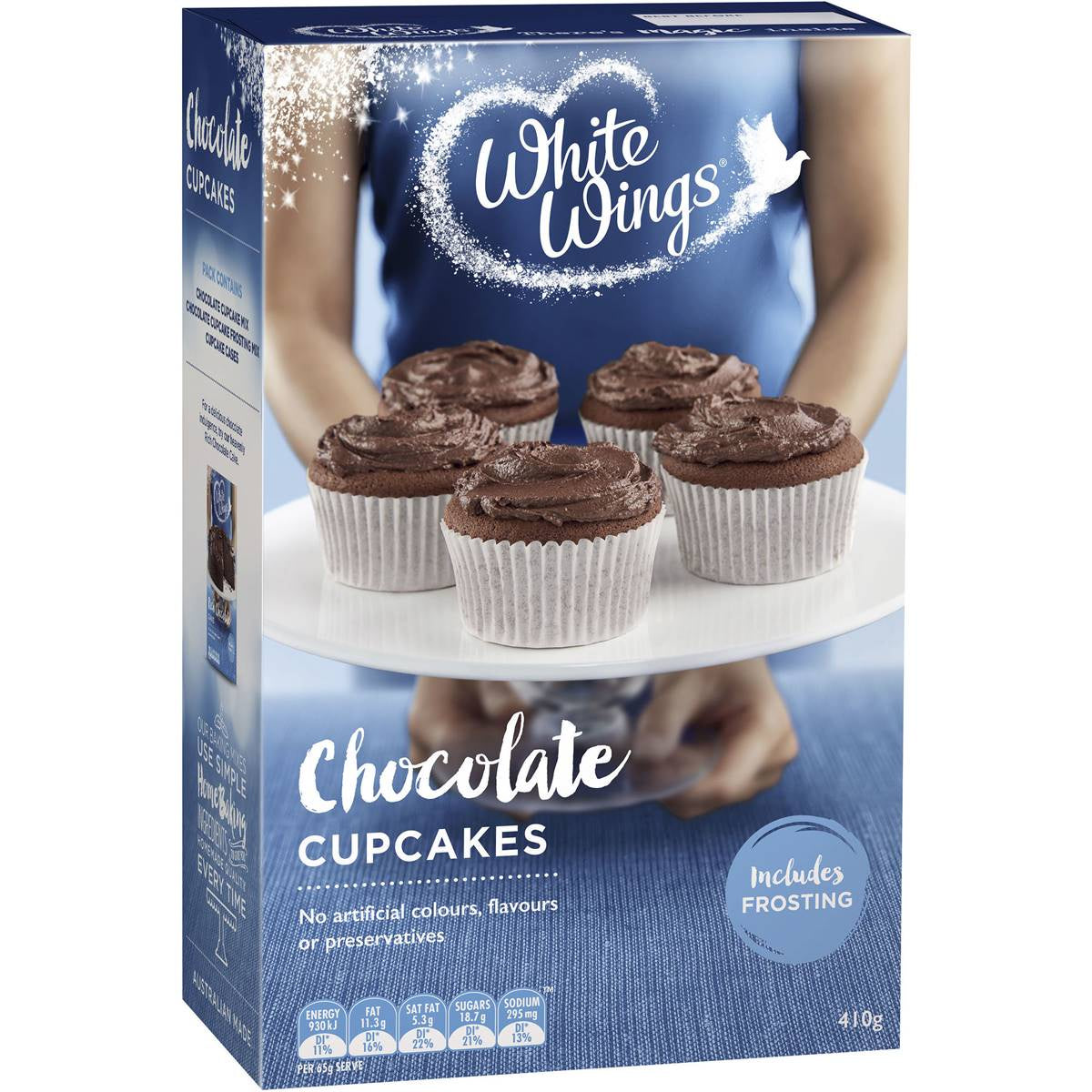 White Wings Chocolate Cupcakes 410g