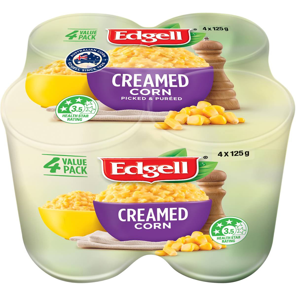 Edgell Creamed Corn 4x125g