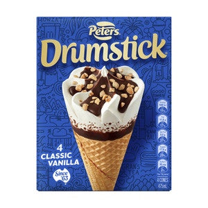 Peters Drumstick Classic Vanilla 4pk 475ml