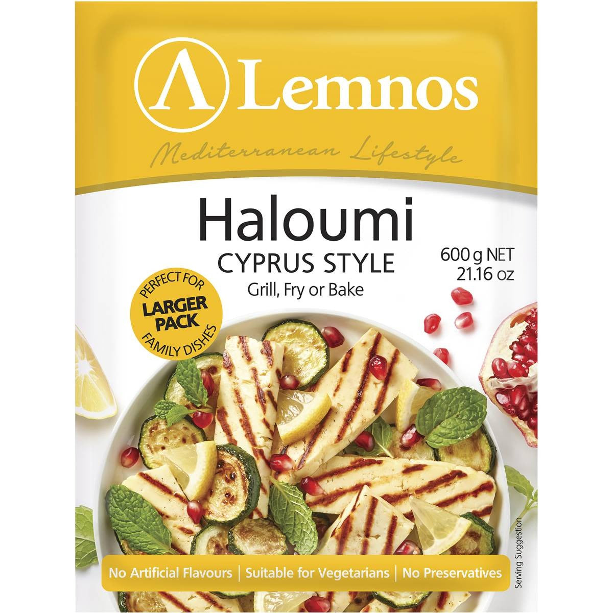 Lemnos Haloumi Cyprus Style 600g