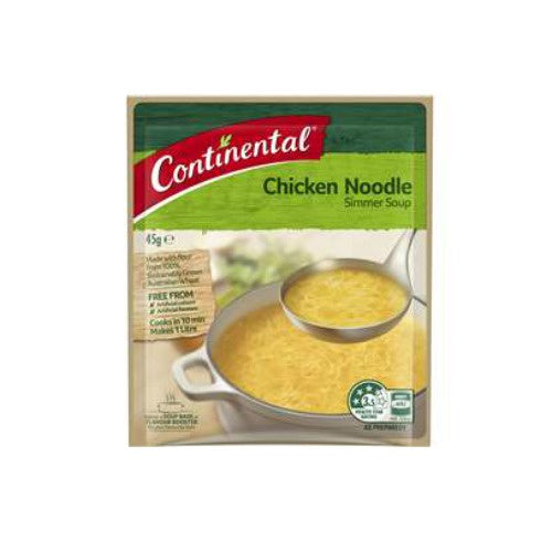 Continental Chicken Noodle Simmer Soup 45g