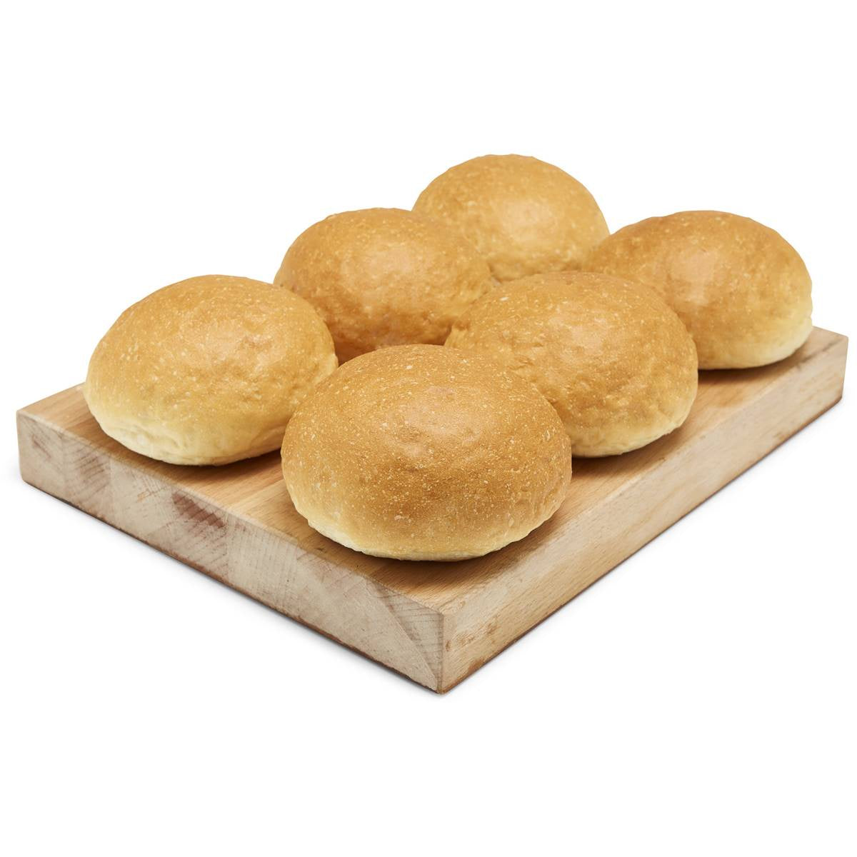 Woolworths Extra Soft Jumbo Lunch Roll 6 pack