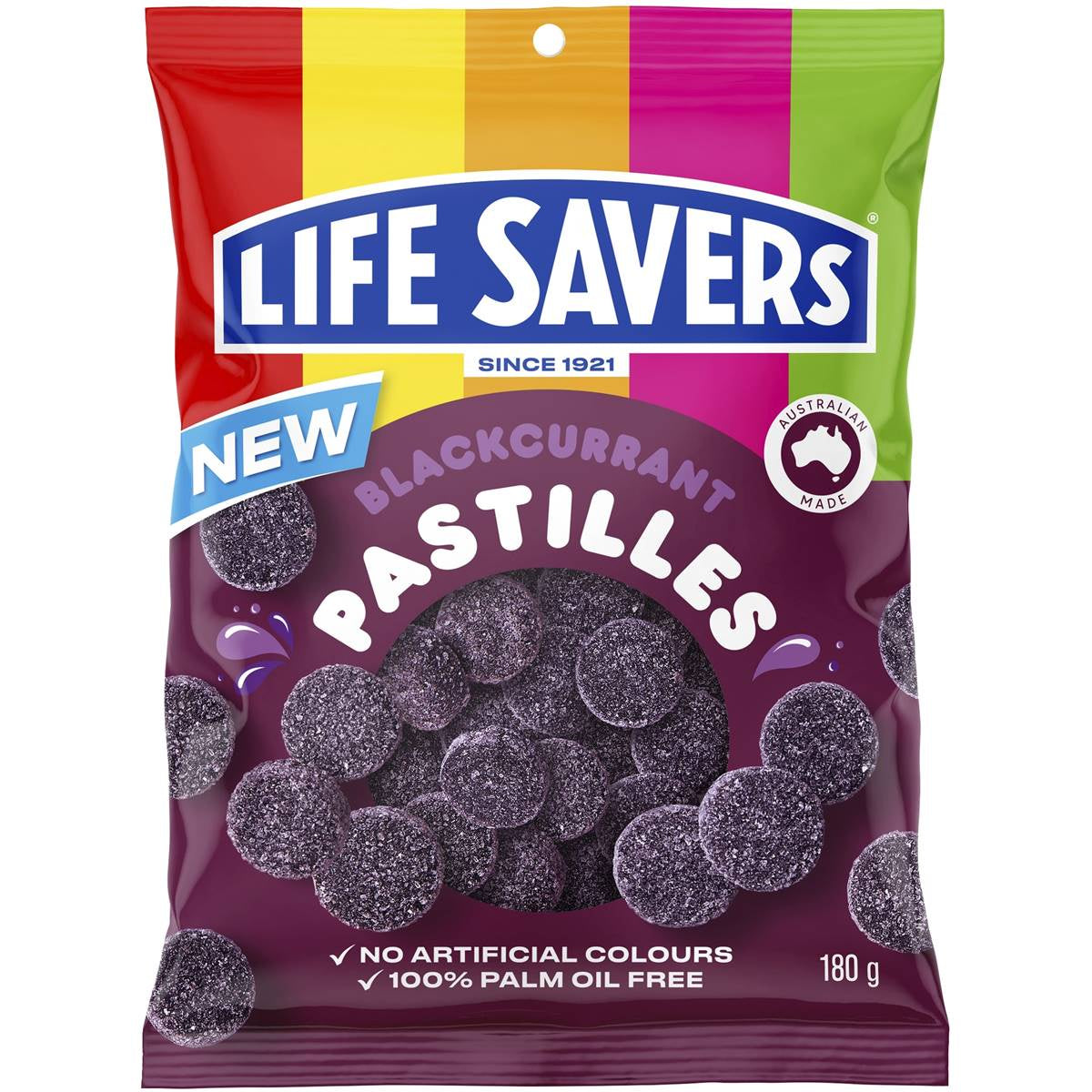 Life Savers Blackcurrant Pastilles 180gm