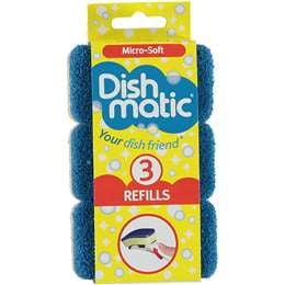 Dishmatic Micro-Soft Refill 3 pack