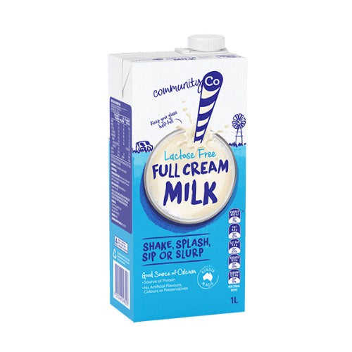 Community Co Lactose Free Full Cream Milk 1L