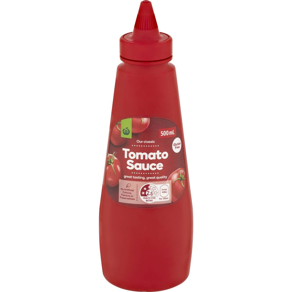 Woolworths Tomato Sauce 500mL