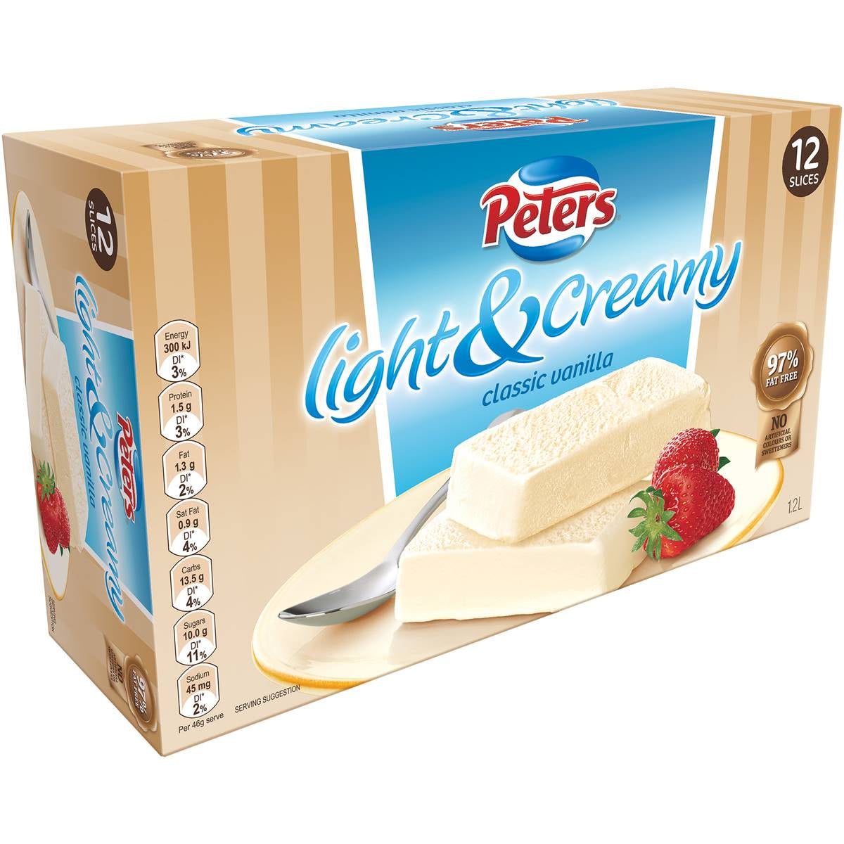 Peters Light and Creamy 12 slices