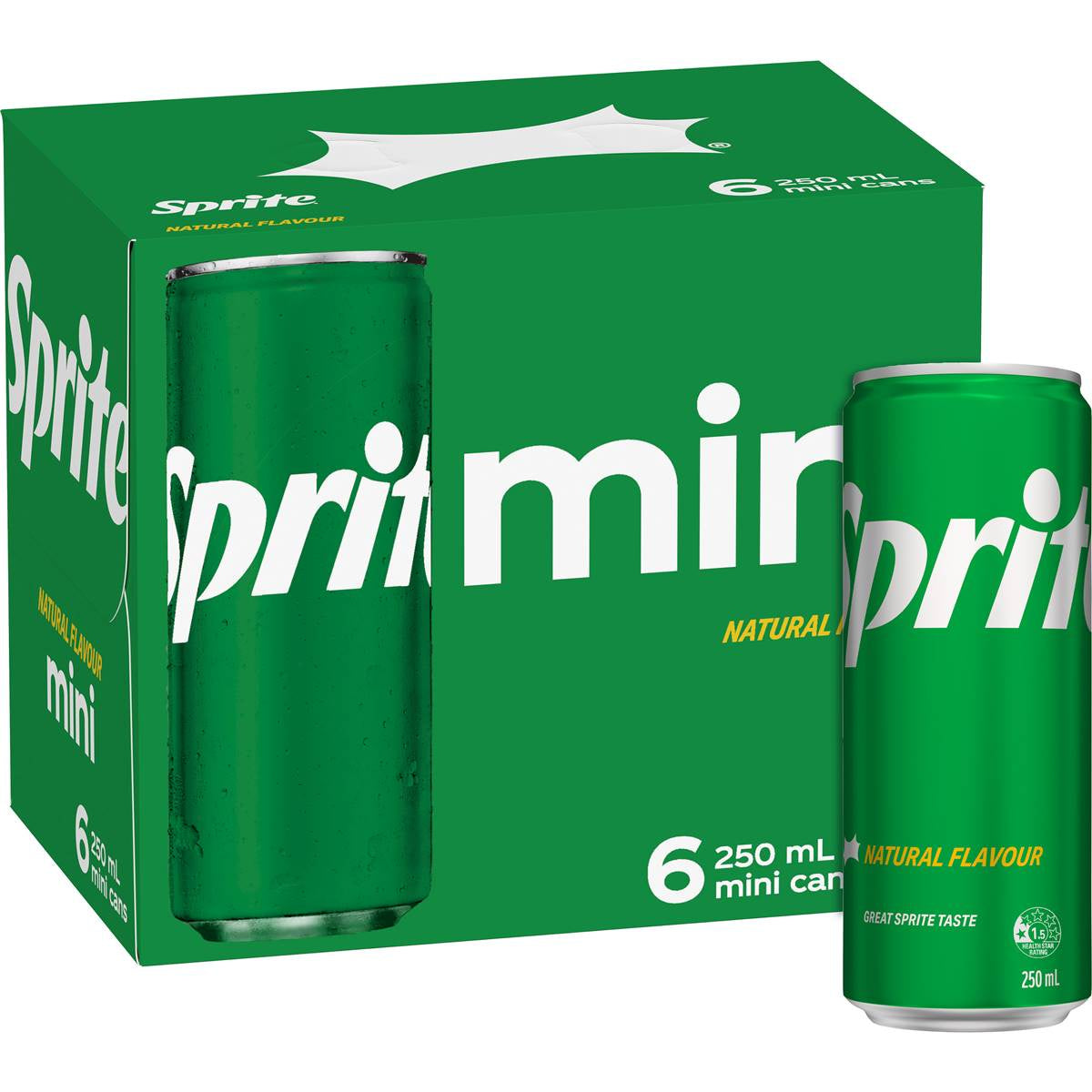 Sprite Lemonade Mini Cans 250 ml x 6