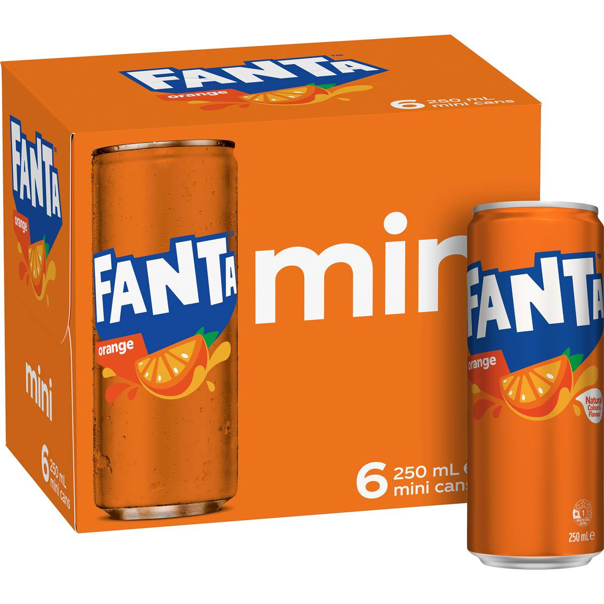 Fanta Orange Mini Cans 250 ml x 6