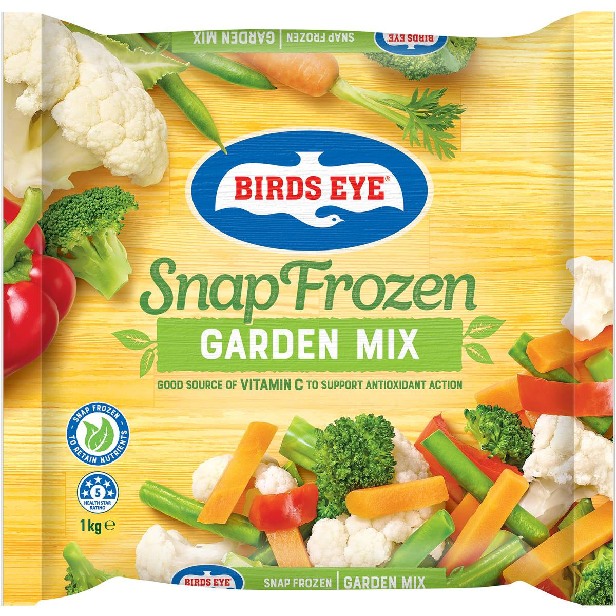 Birds Eye Snap Frozen Garden Mix 1kg