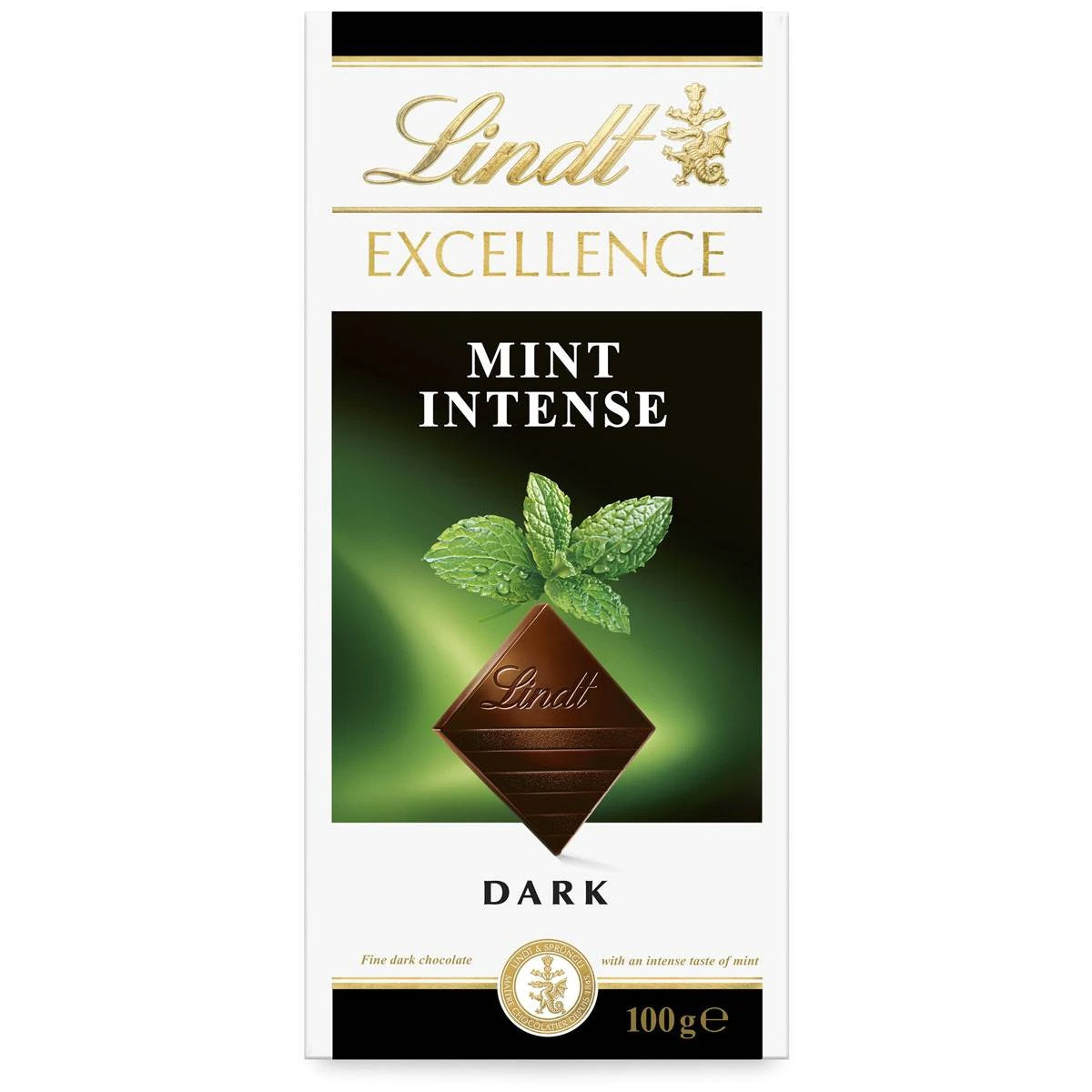 Lindt Excellence Mint Intense Dark 100g