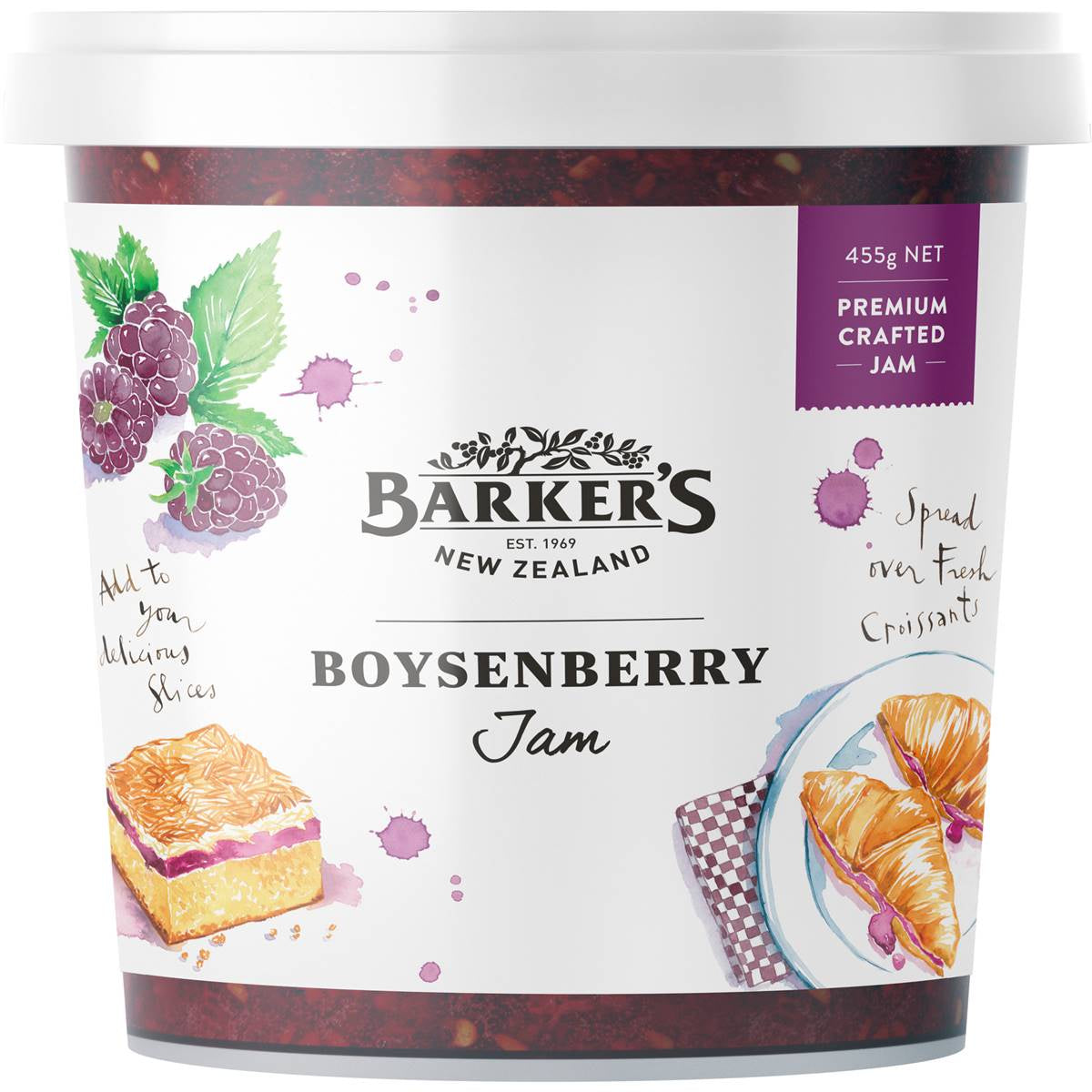 Barker's Anathoth Farm Boysenberry Jam 455g