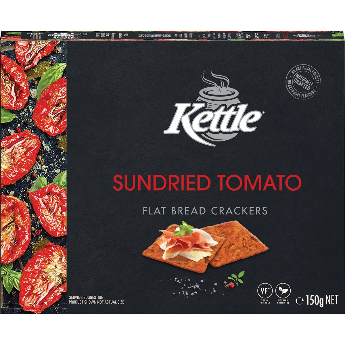 Kettle Sundried Tomato Flat Bread Crackers 150g