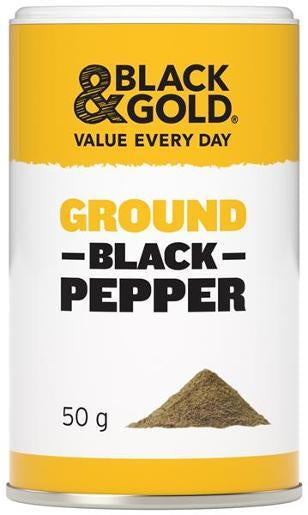 Black and Gold Ground Black Pepper 50g