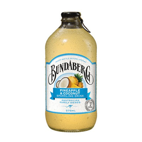 Bundaberg Pineapple and Coconut Sparkling Water 375mL