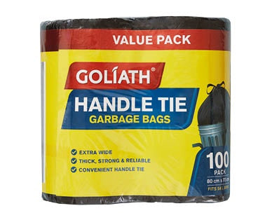 Goliath Handle Tie Garbage Bags 20 pack