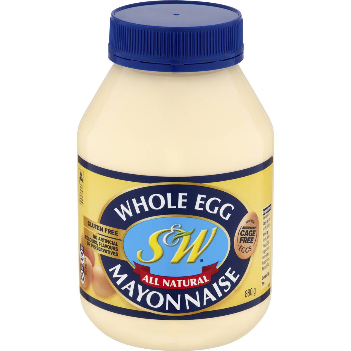 S and W Whole Egg Mayonnaise 880g