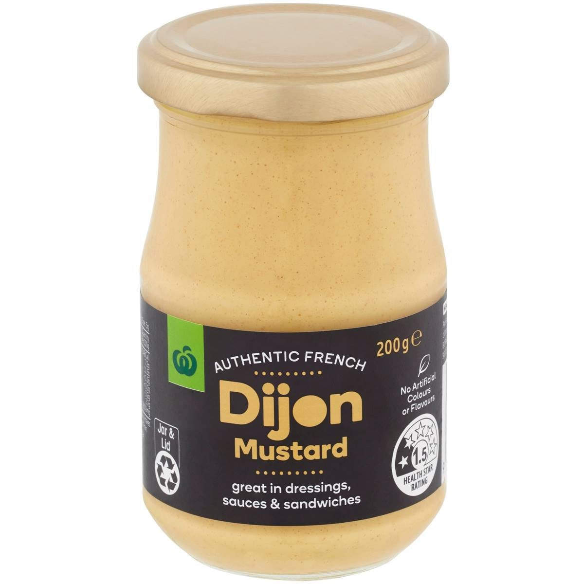 Woolworths Dijon Mustard 200g