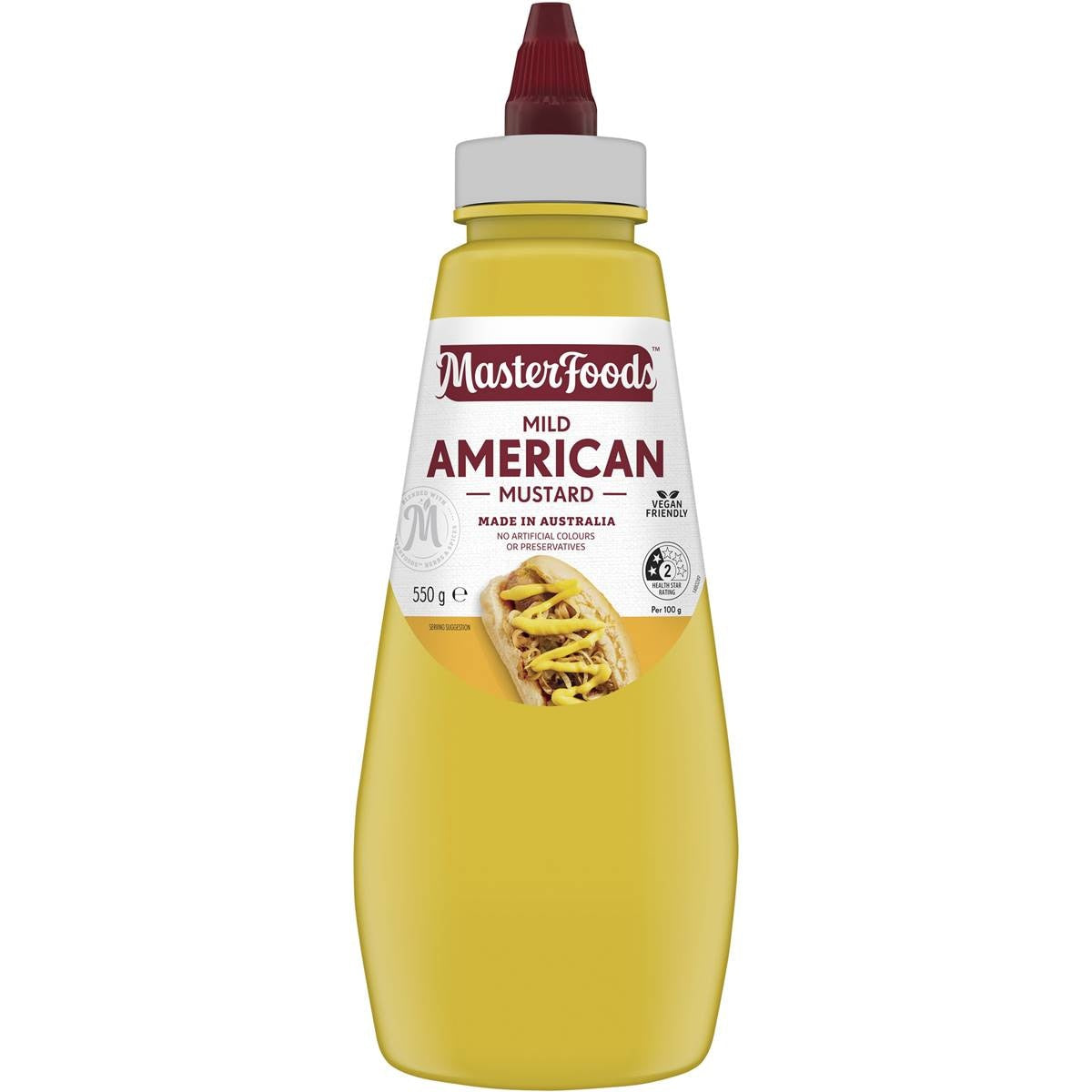 Masterfoods Mild American Mustard 550g