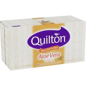 Quilton Aloe Vera Facial Tissues Single Pack