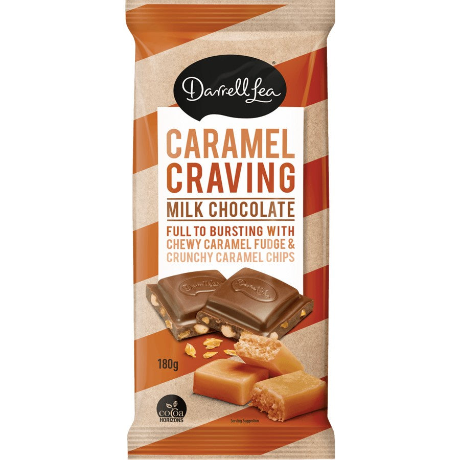 Darrell Lea Caramel Craving Milk Chocolate 180g