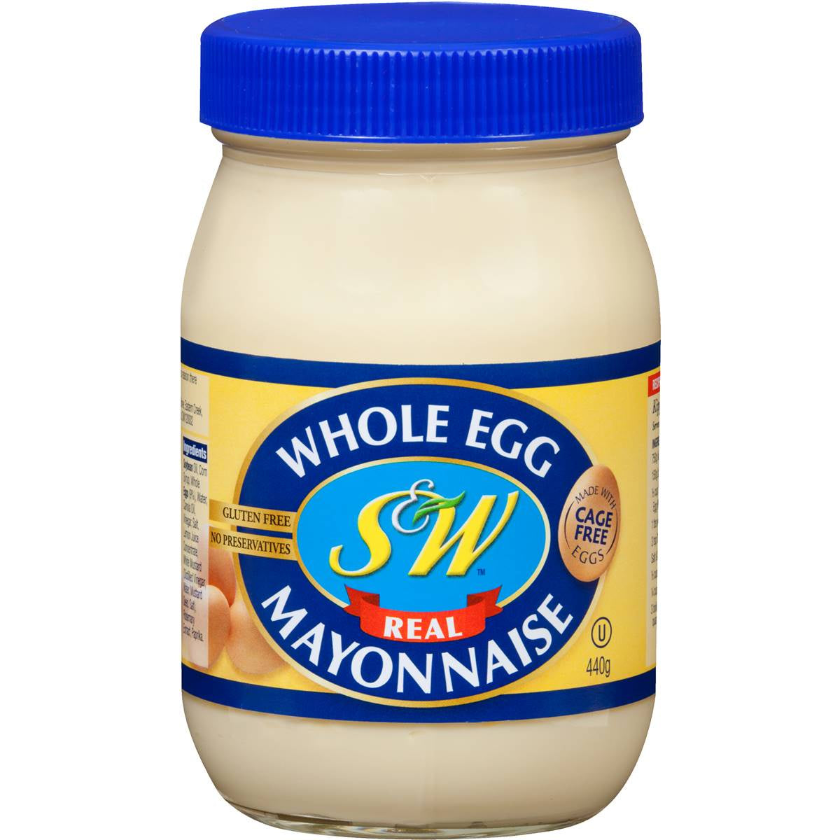 S and W Whole Egg Mayonnaise 220g