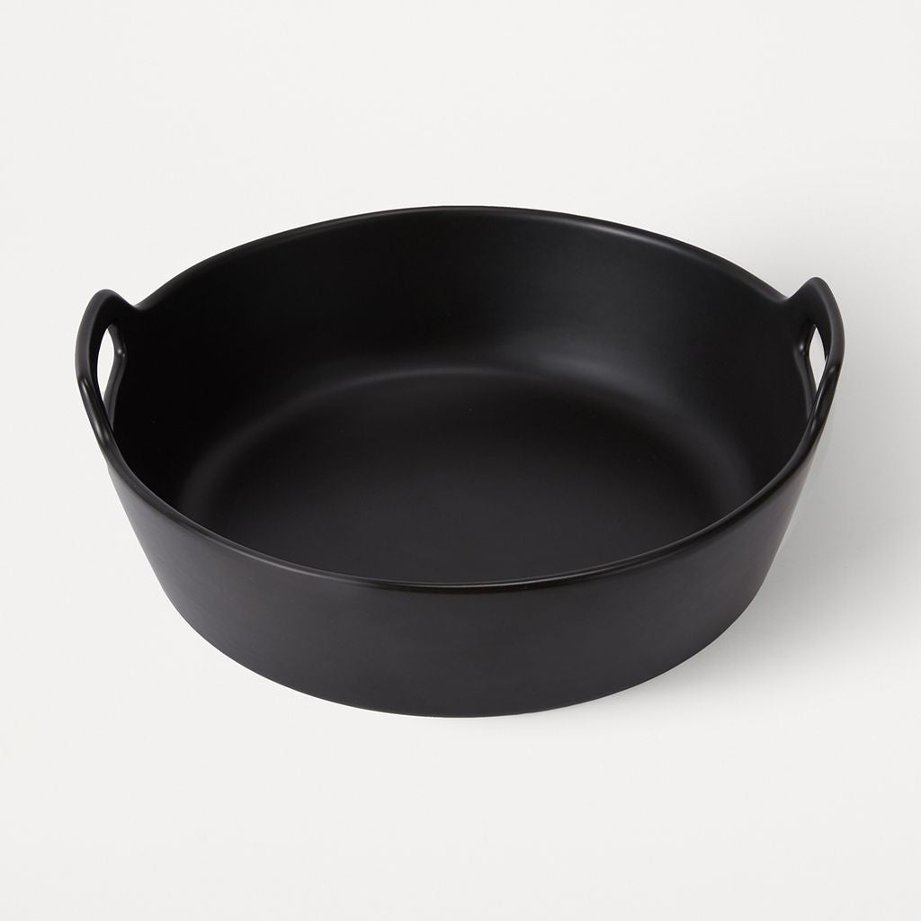 Anko Black Serving Bowl with Handles