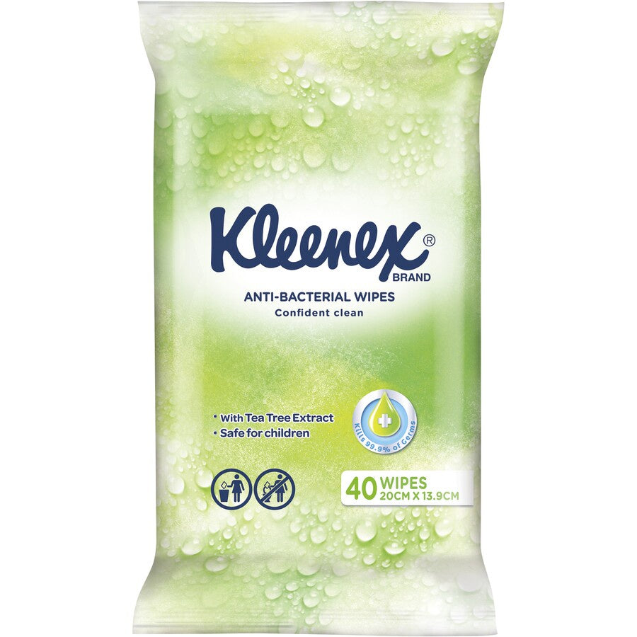 Kleenex Antibacterial Wipes 40 pack