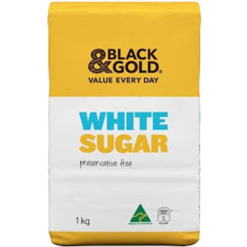 Black and Gold White Sugar 1kg