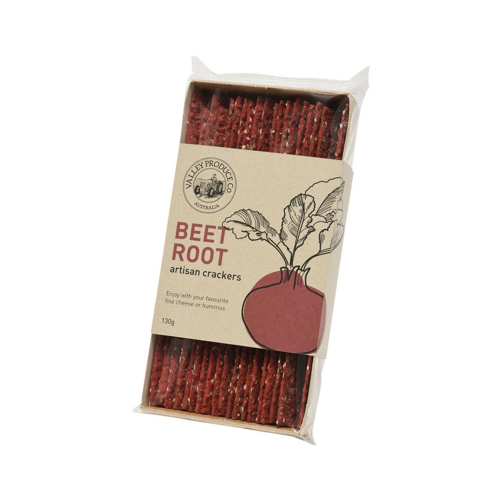 Valley Produce Co. Beetroot Artisan Crackers 130g