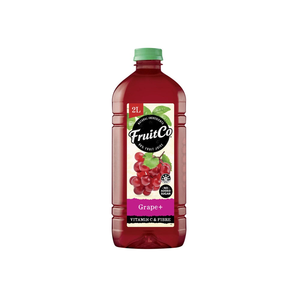 Fruit Co No Added Sugar Grape 2L