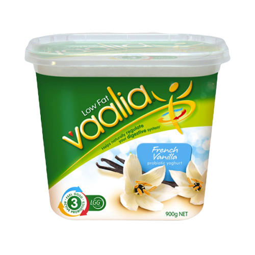 Vaalia Probiotics Yoghurt French Vanilla 900g