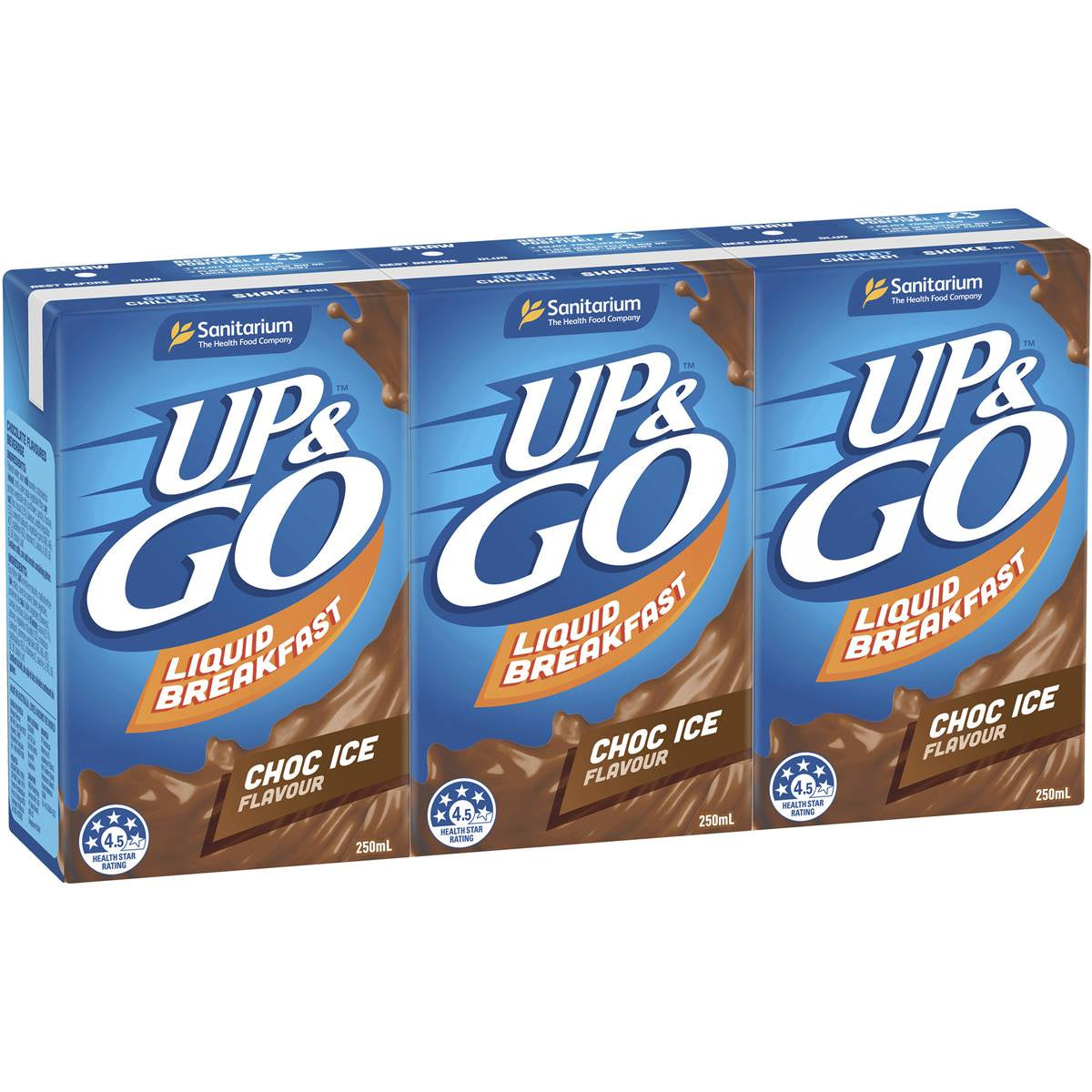 Sanitarium Up and Go Choc Ice Flavour 250mL 3 pack