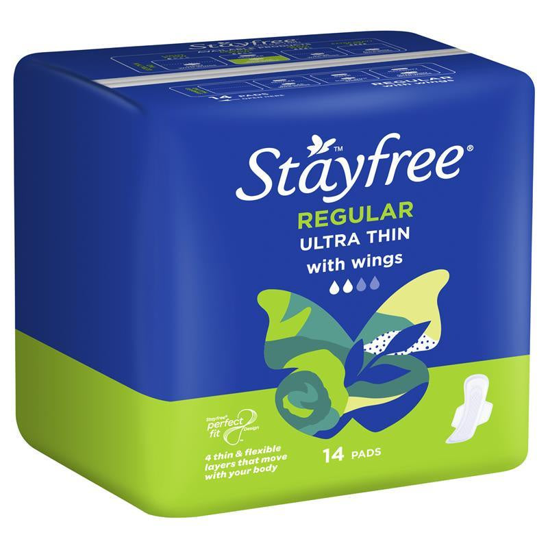 Stayfree Ultra Thin Regular with Wings 14 pack