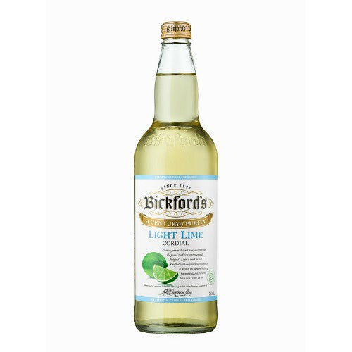 Bickfords Light Lime Cordial 750mL