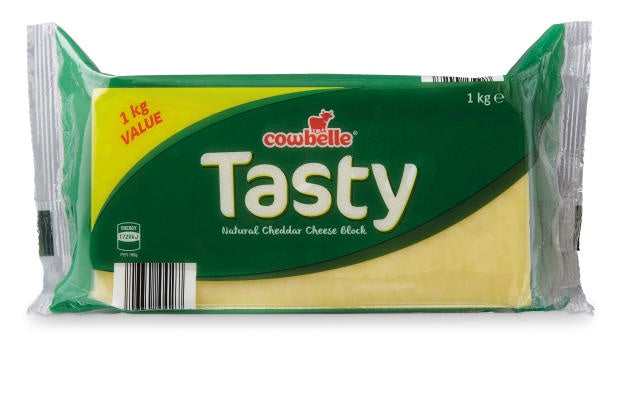 Cowbelle Tasty Cheese Block 1kg