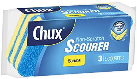 Chux Scourer - Kitchen N/Scratch, 3 pack