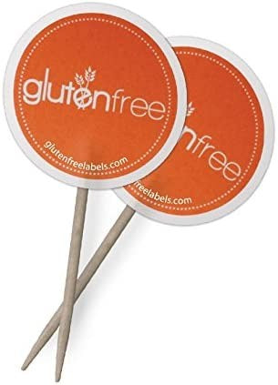 Gluten Free Flag Pick 10 pack