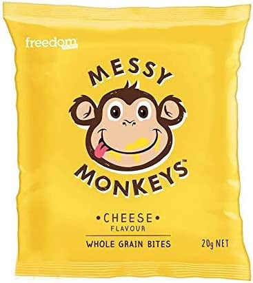 Freedom Foods Messy Monkeys Cheese Flavour 20g