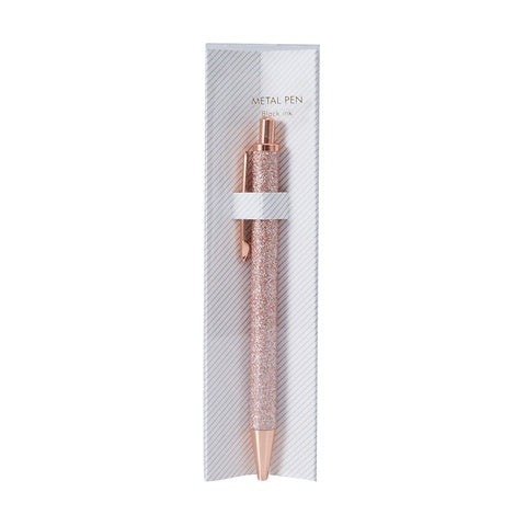 Anko Pen Glitter Rose Gold