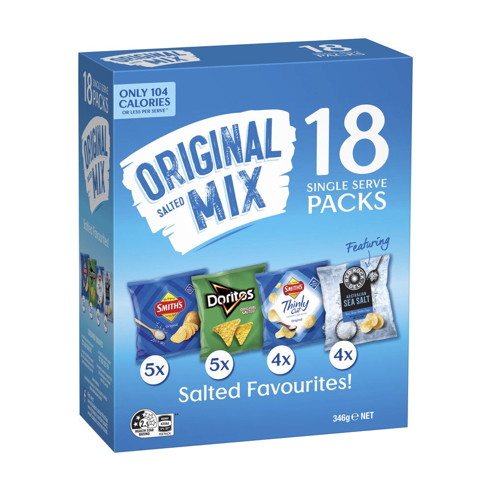 Smith's Original Salted Mix 18Pk 346g