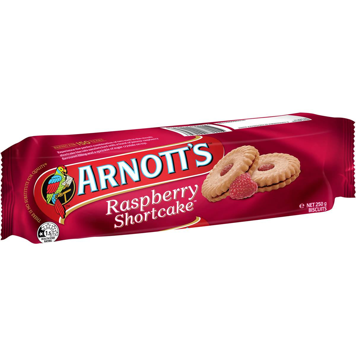 Arnott's Raspberry Shortcake 250g