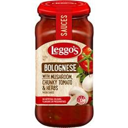 Leggo's Bolognese Sauce Mushroom, Chunky Tomato & Herbs